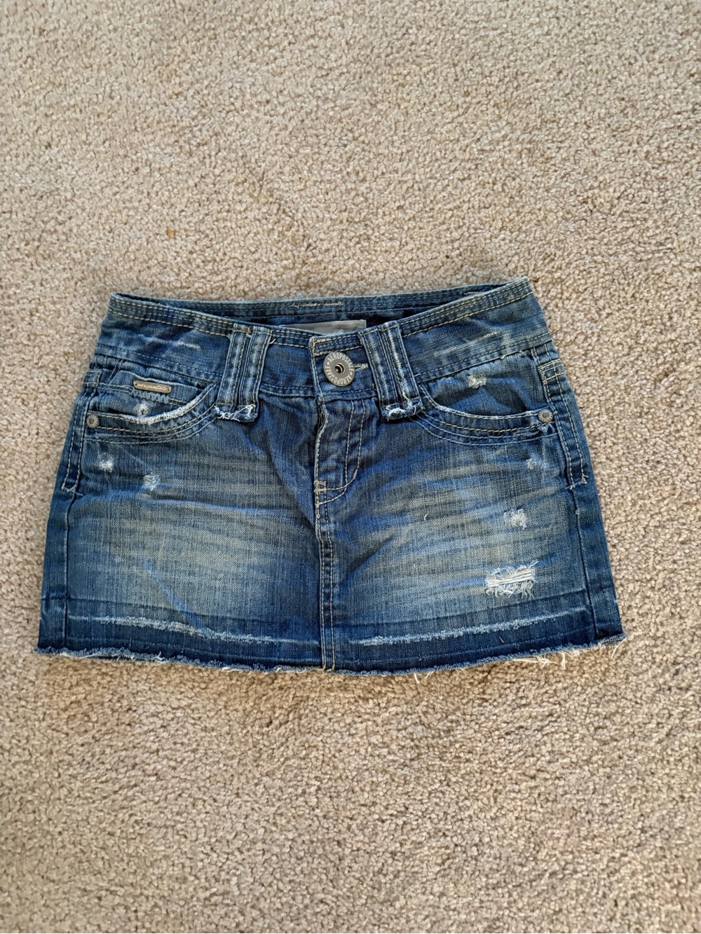 Aeropostale denim mini skirt